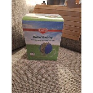 Kaytee Rollin the Hay for Small Animal. Hay Dispenser.  5.62" x 5.62" x 7.31" Ne